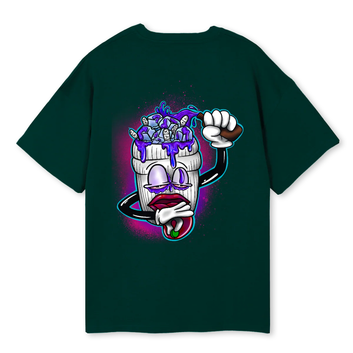 SHIRTSAMPLE Wild Green Oversized Tee. - Image 2