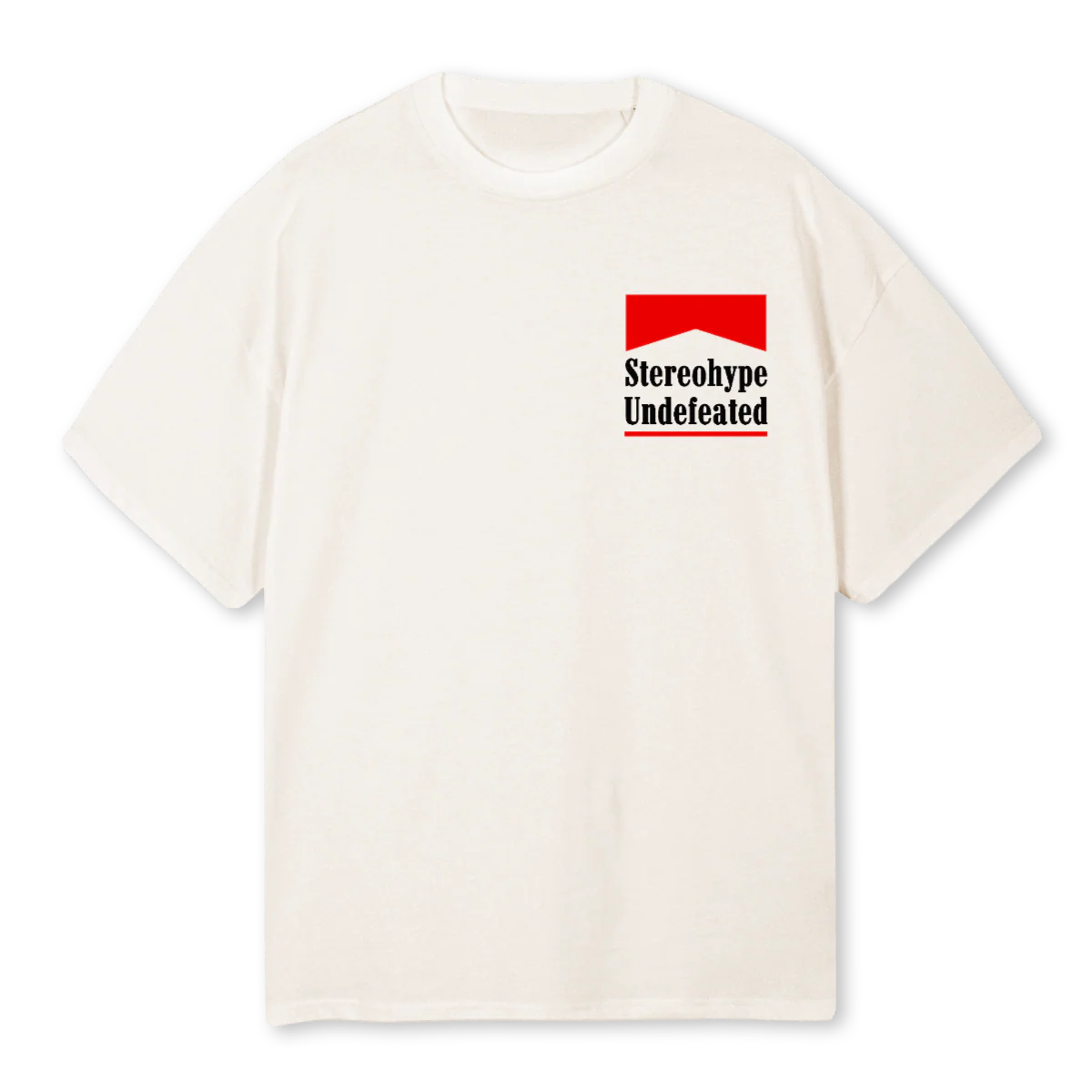 SHMARLVINTWHITE Vintage White Oversized Tee.