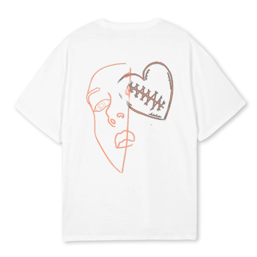 SHOCKDROP UNO White Oversized Tee. - Image 2