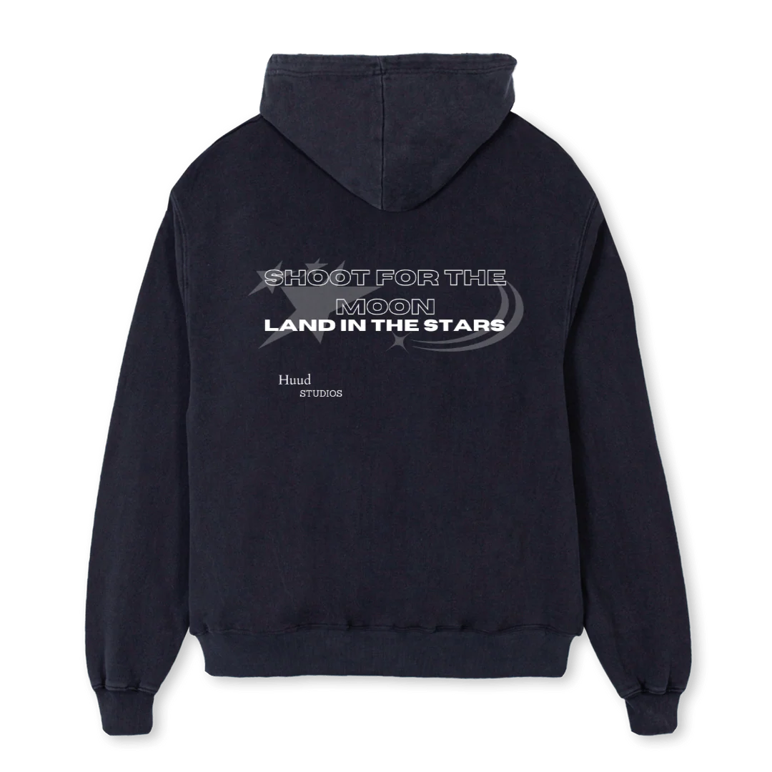 SHOOT Vintage Black Oversized Hoodie. - Image 2