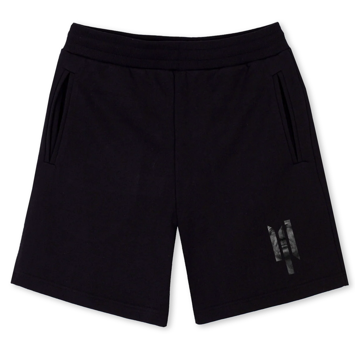 SHORTSCEZAR Black Sweatshorts.
