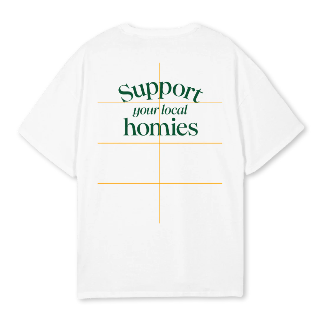 SHREDBOX White Oversized Tee. - Image 2