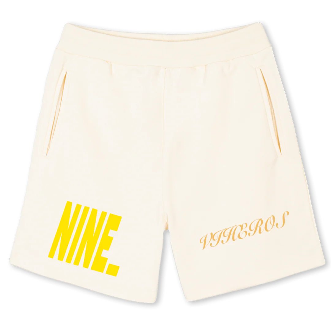 SHRT Cream Sweatshorts.