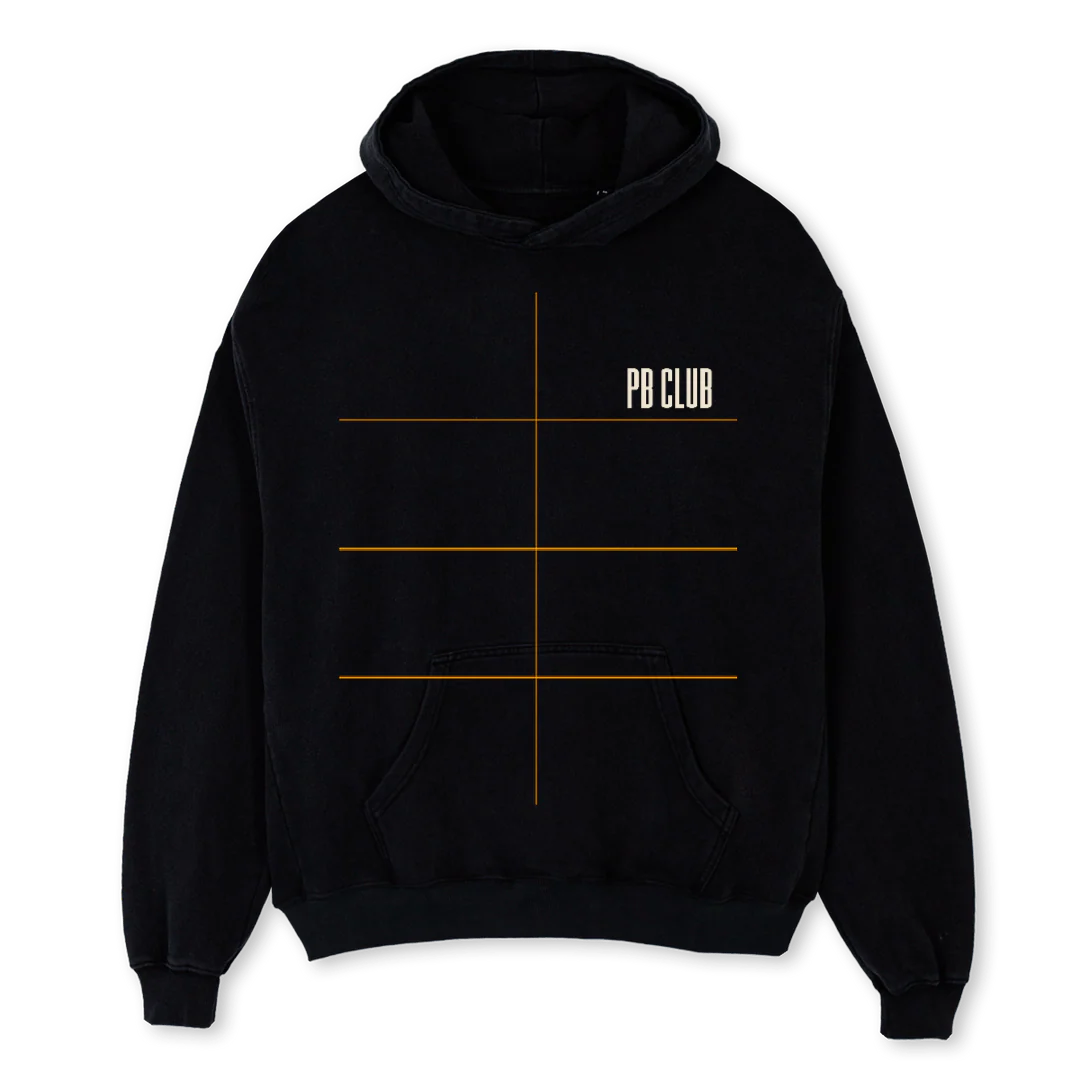 SIG Black Oversized Hoodie.
