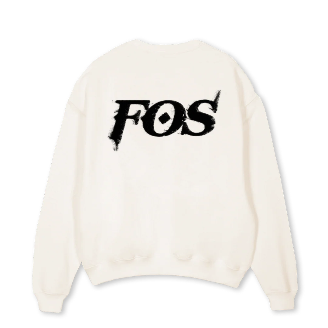 SINS SWSHIRT Vintage White Oversized Crewneck Sweater. - Image 2