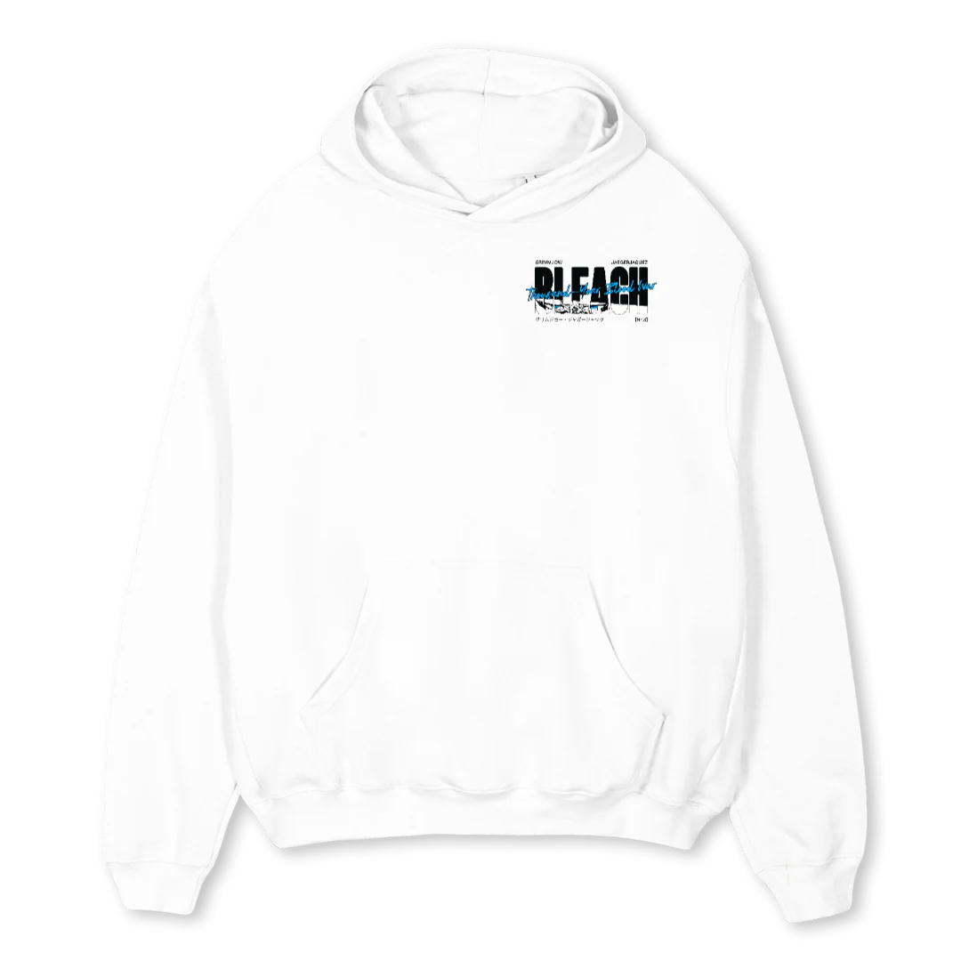 SIXTH ESPADAII White Oversized Hoodie.