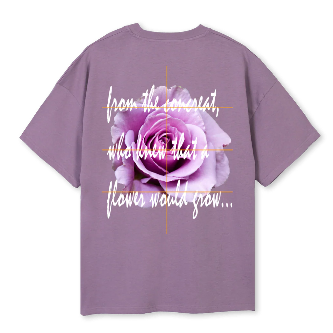 SIZZURP Purple Oversized Tee. - Image 2