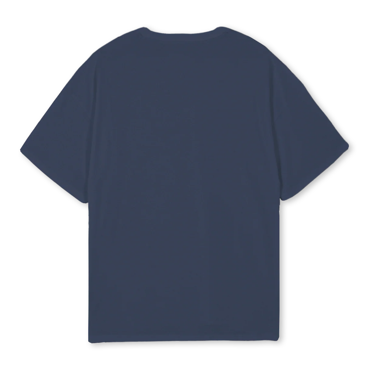 SKELETONMOTORCYCLE Navy Blue Oversized Tee. - Image 2