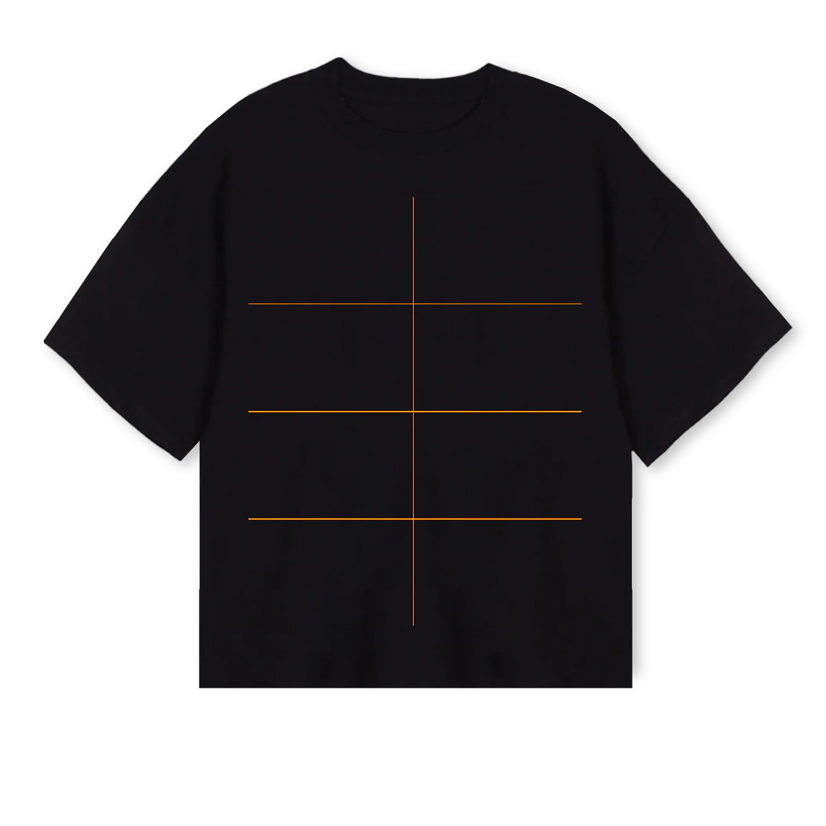 SKETCHTATTOO Black Oversized Boxy Tee.