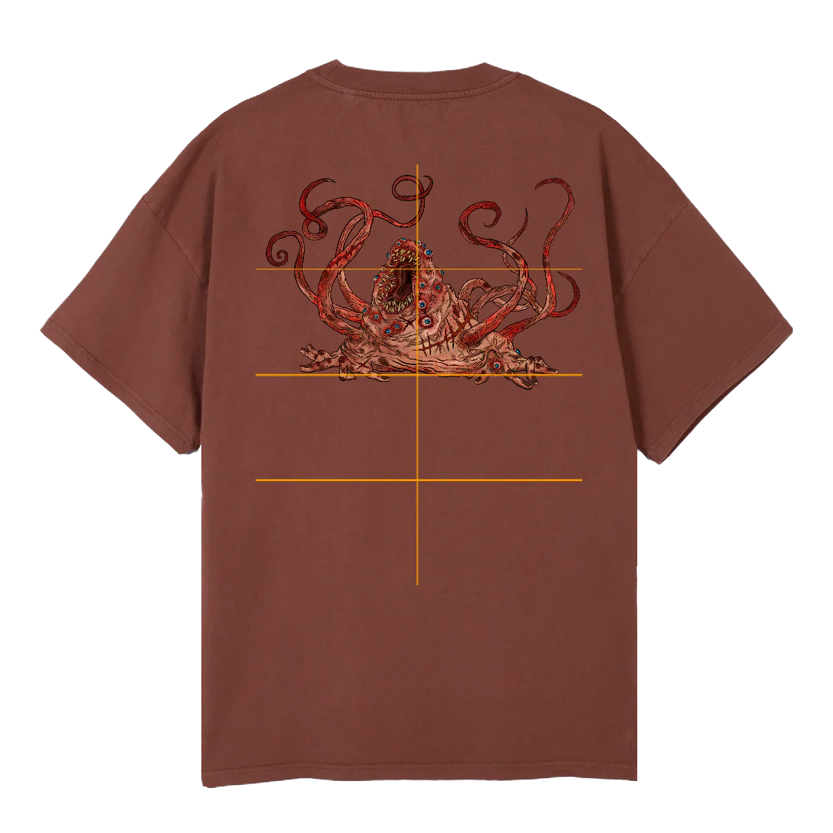 SKIN Vintage Brown Oversized Tee. - Image 2