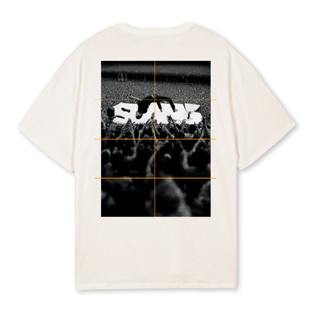 SLANGCROWDSURFWHITE Vintage White Oversized Tee. - Image 2