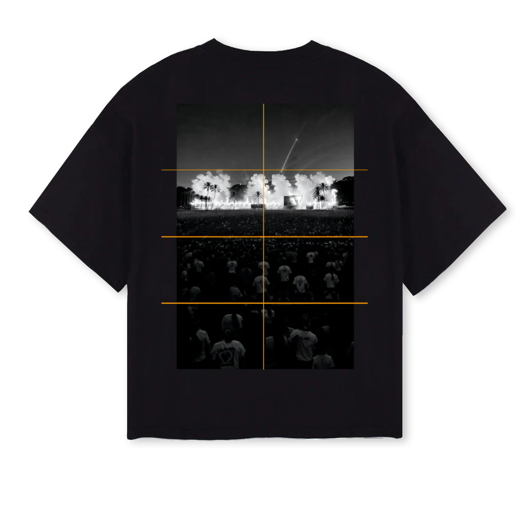 SLANGEXPLOSIONBLACK Black Oversized Boxy Tee. - Image 2