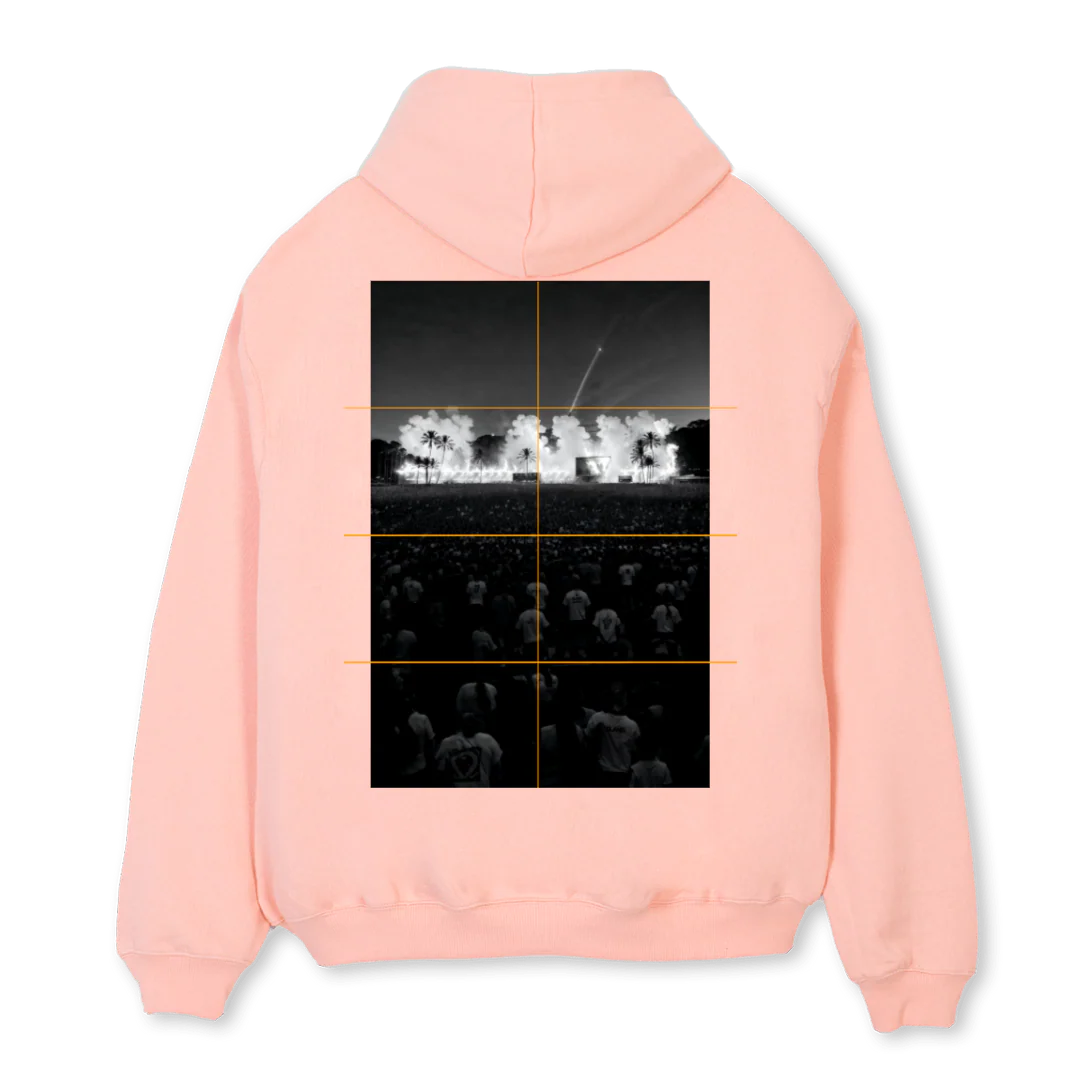 SLANGEXPLOSIONPINKHO Pink Clay Oversized Hoodie. - Image 2