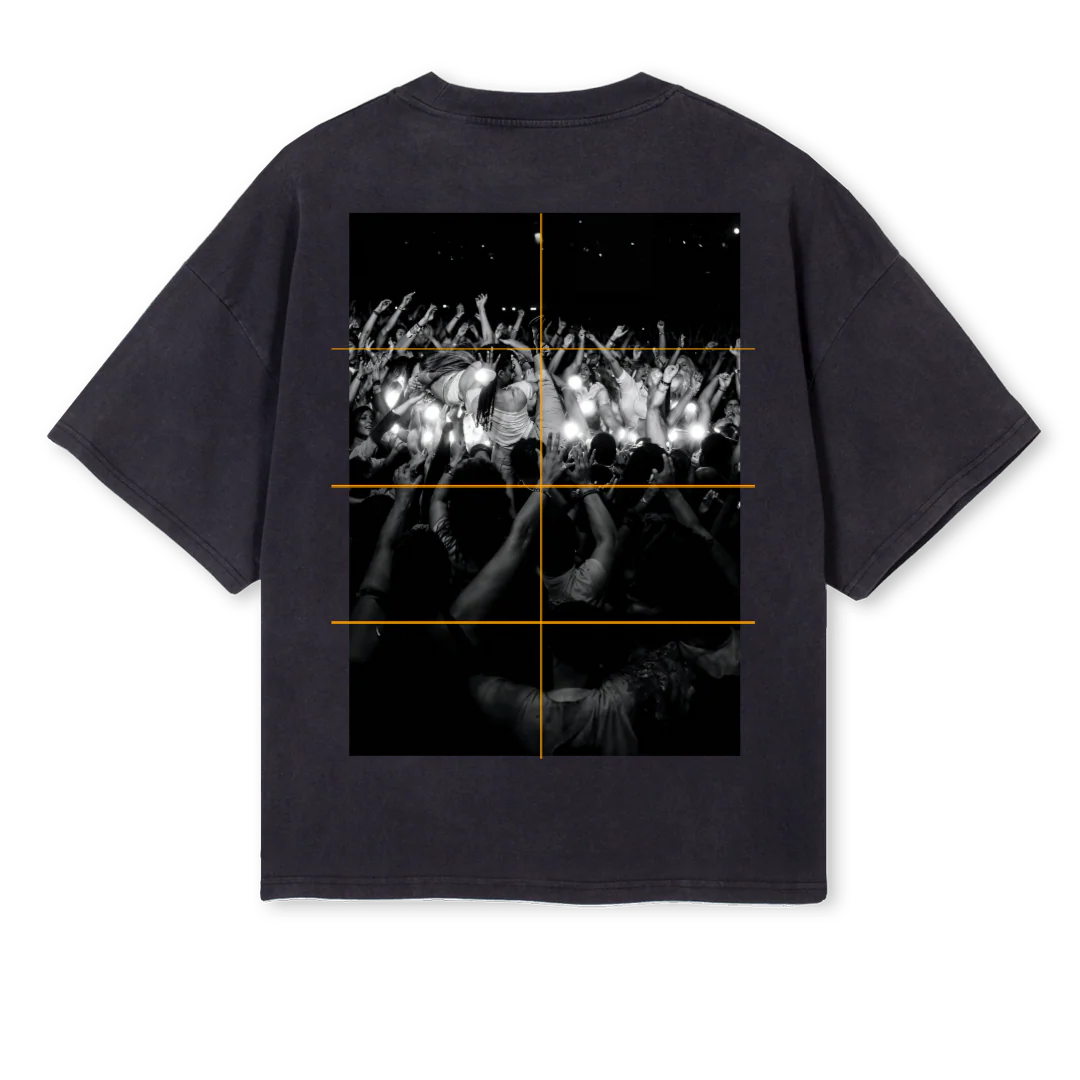 SLANGFEMMEBLACKDIST Vintage Black Oversized Boxy Tee. - Image 2