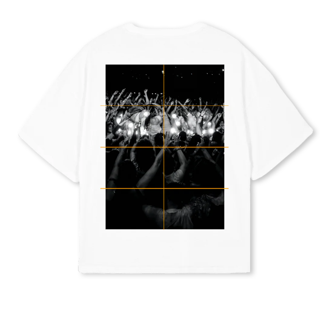 SLANGFEMMEWHITE White Oversized Boxy Tee. - Image 2