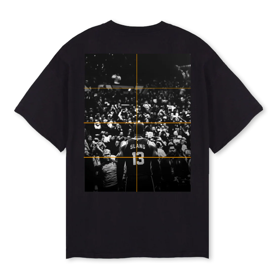 SLANK LOOKXL Black Oversized Tee. - Image 2