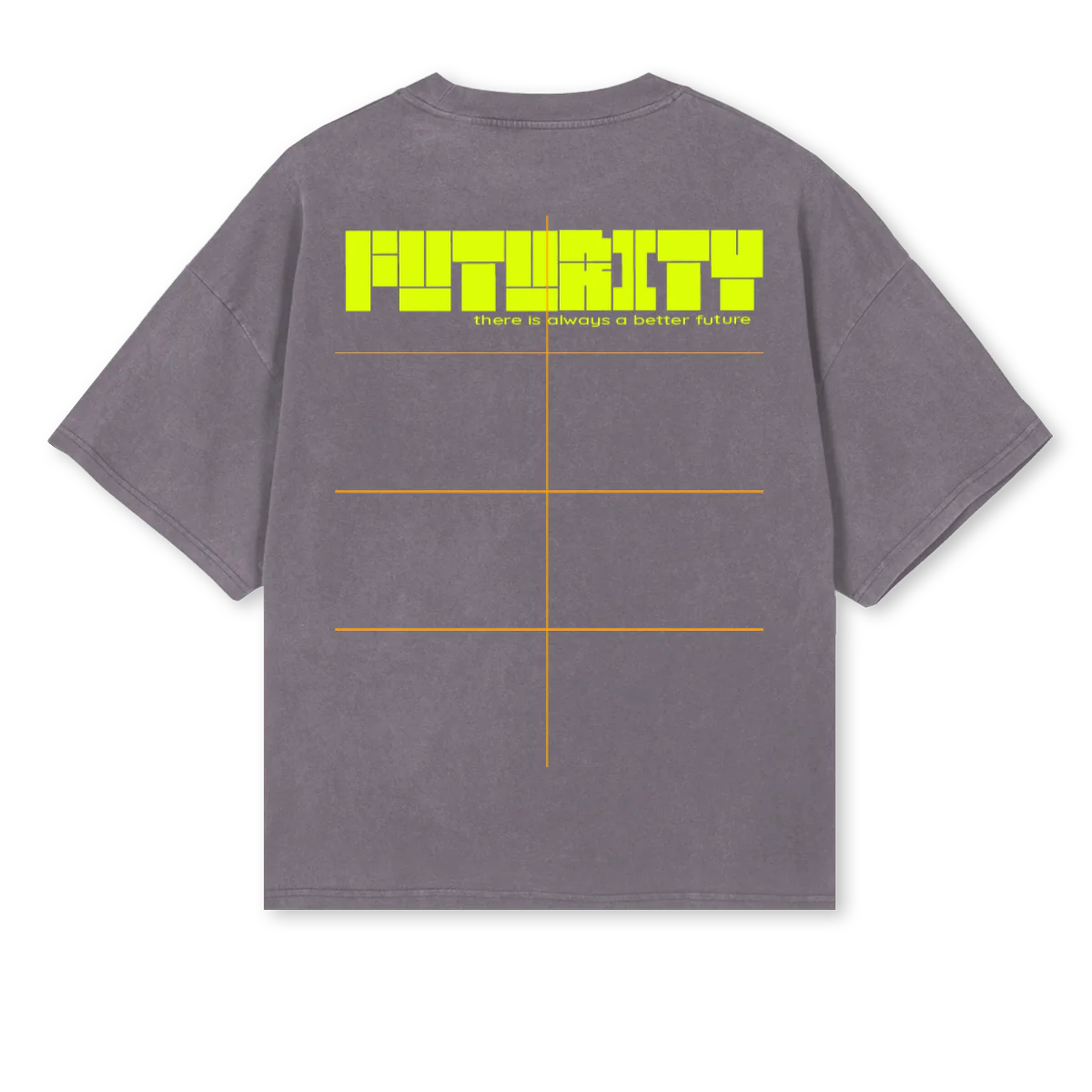 SLEEKZFUTURITY Pigment Grey Oversized Boxy Tee. - Image 2