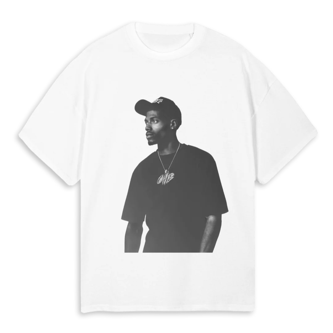 SLEEVEDXXWHITETJ White Oversized Tee.