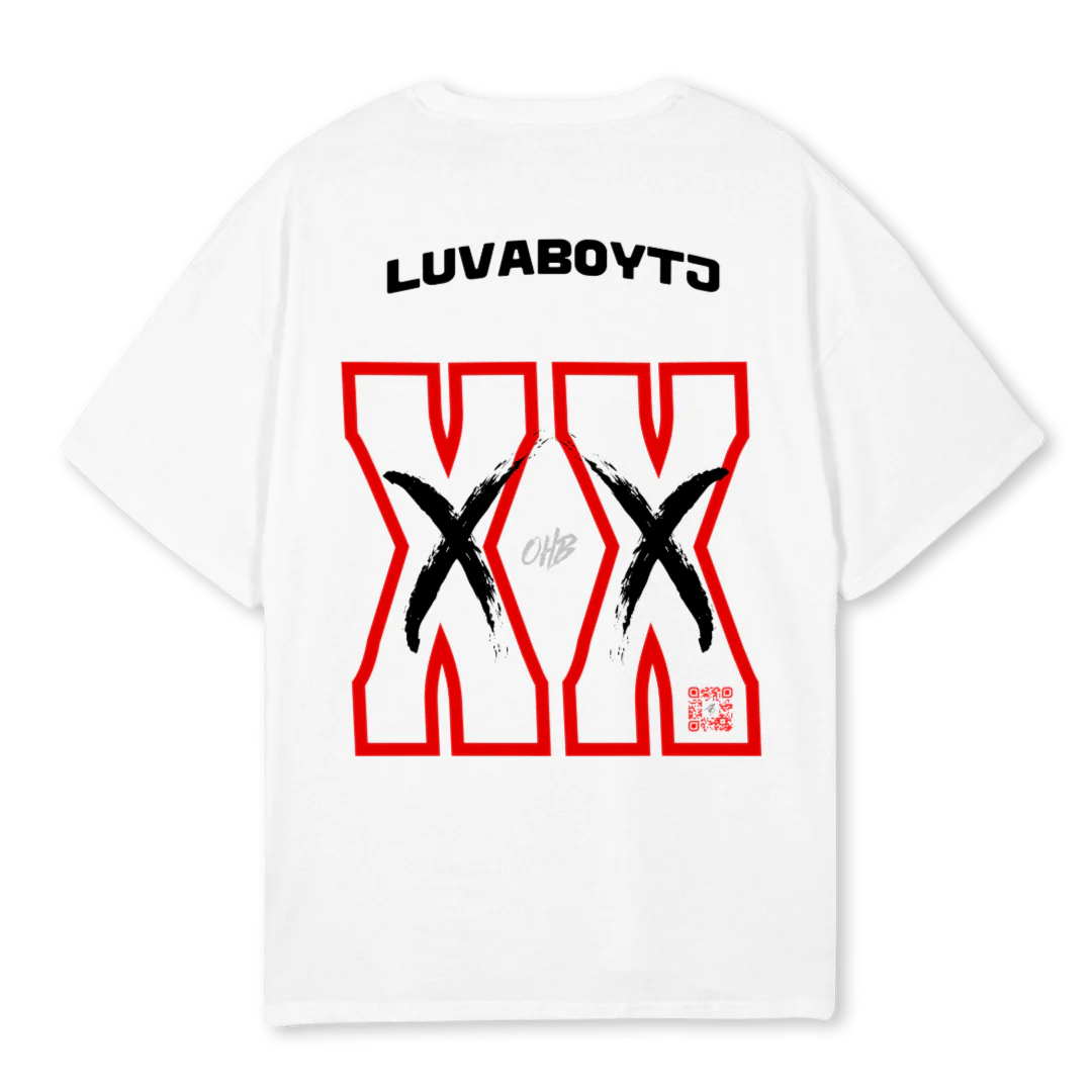 SLEEVEDXXWHITETJ White Oversized Tee. - Image 2