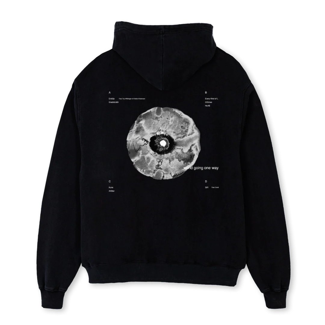 SLOWSHIFTBLACKHOODIE Black Oversized Hoodie. - Image 2