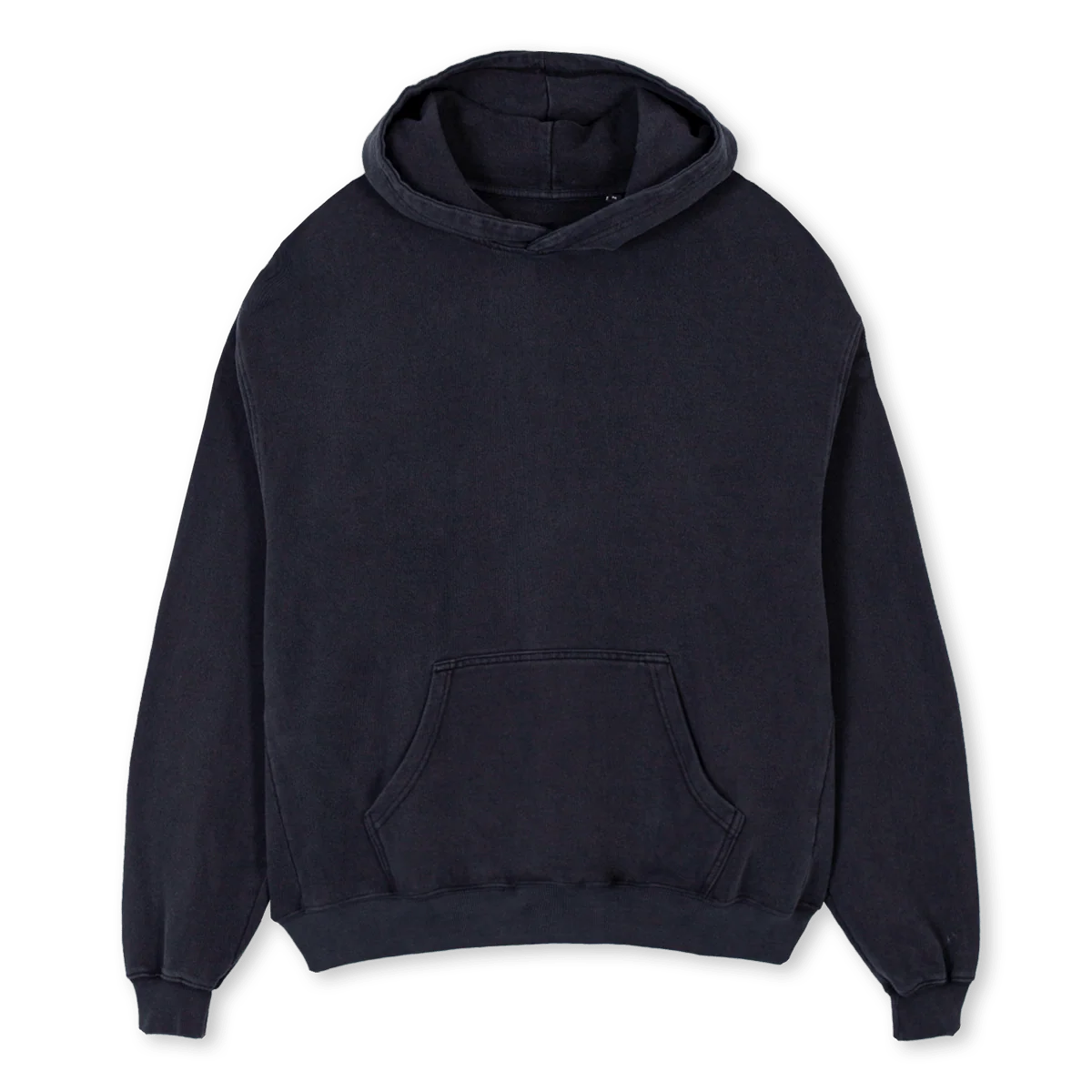 SMILEPRSNLSAMPLE Vintage Black Oversized Hoodie.