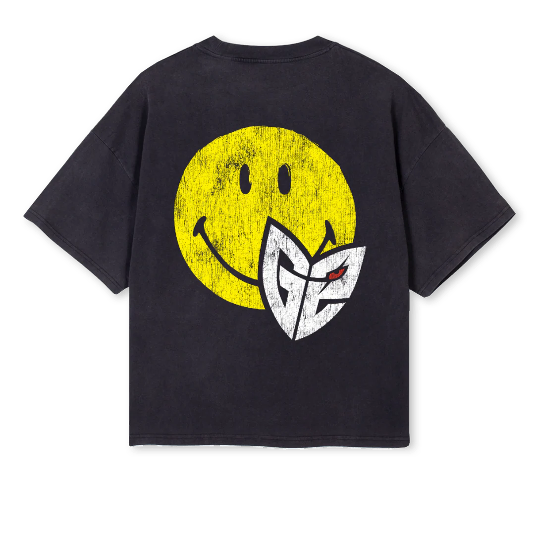 SMLBLKTEE Vintage Black Oversized Boxy Tee. - Image 2