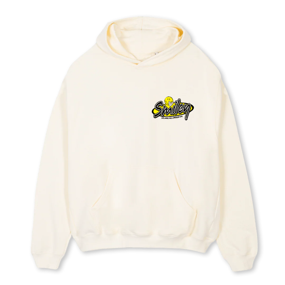 SMLHOODWHT Cream Oversized Hoodie.