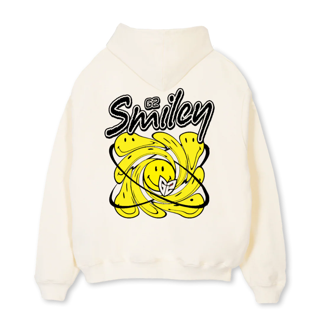 SMLHOODWHT Cream Oversized Hoodie. - Image 2