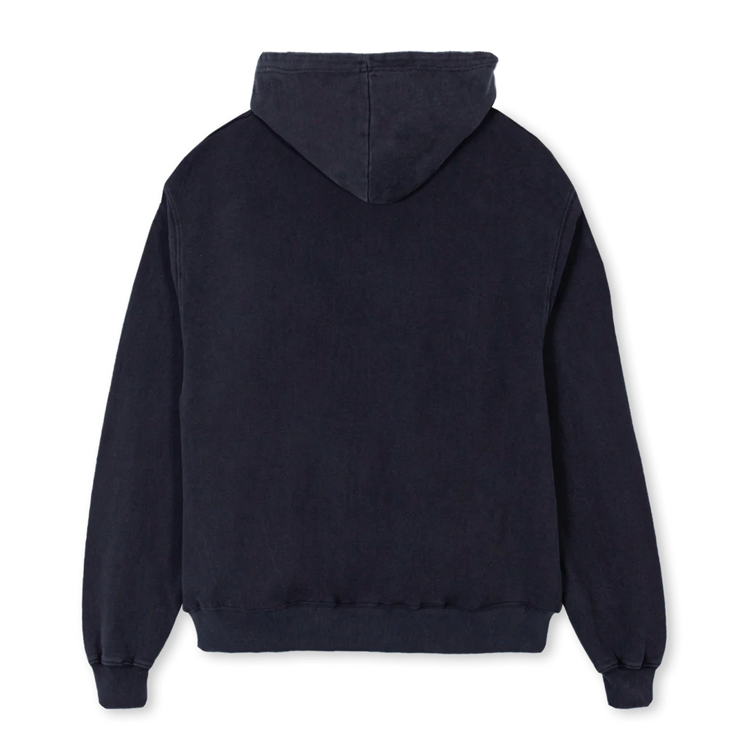 SMLLOGOLEFTCHESS Vintage Black Oversized Hoodie. - Image 2