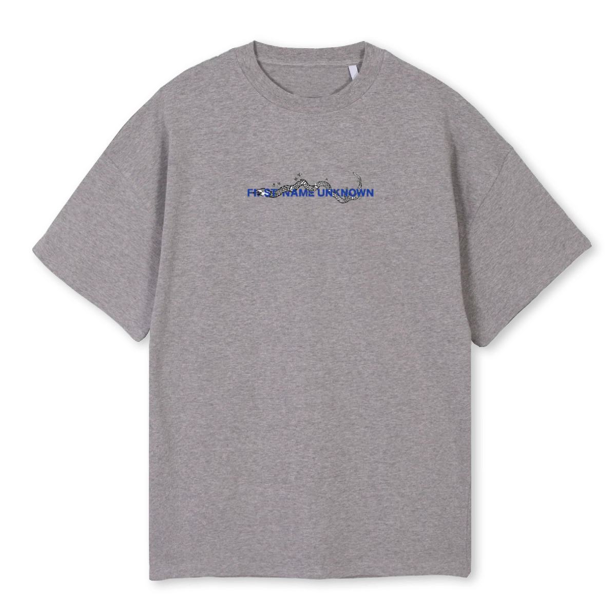 SNAKETWO Grey Marl Oversized Tee.
