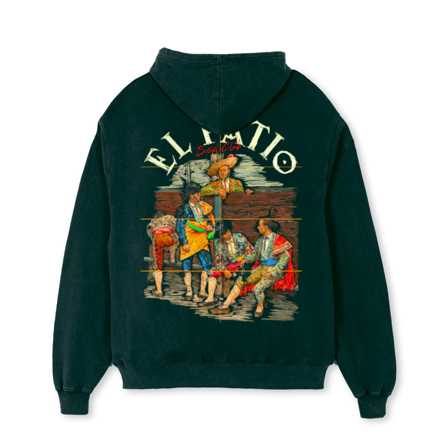 SOCIALCLUBHOODIE Wild Green Oversized Hoodie. - Image 2