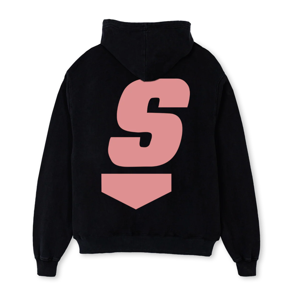 SOELLLBLACKPINKSPLE Black Oversized Hoodie. - Image 2