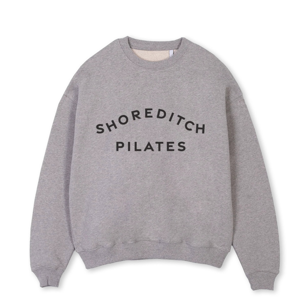 SOHR Grey Marl Oversized Crewneck Sweater.