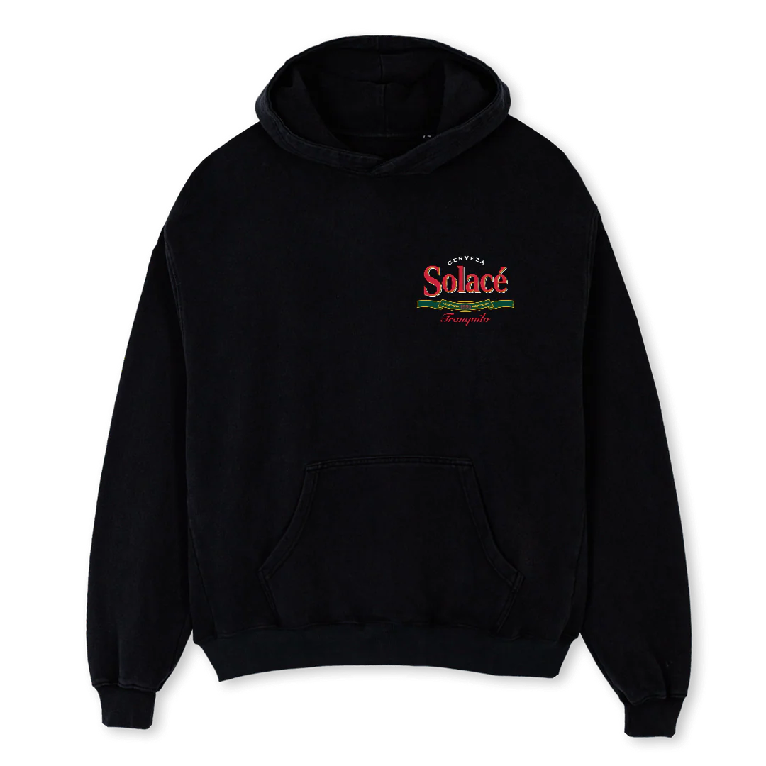 SOLACEBEER_4OSH Black Oversized Hoodie.
