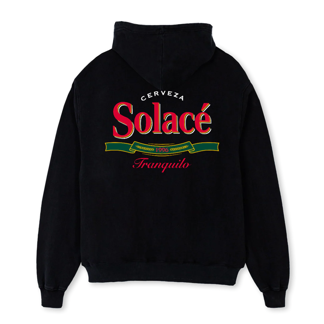 SOLACEBEER_4OSH Black Oversized Hoodie. - Image 2