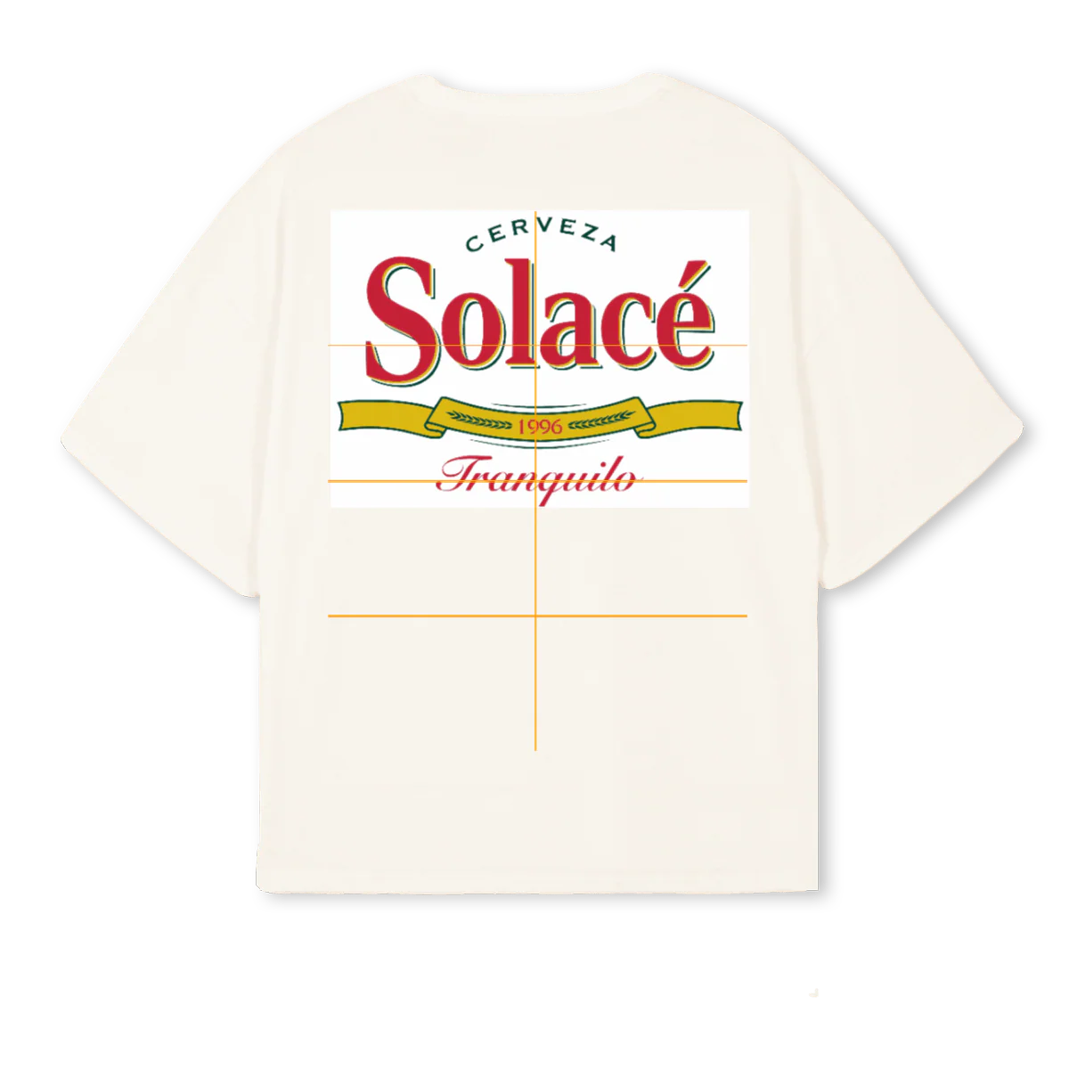 SOLACEBEER Vintage White Oversized Boxy Tee. - Image 2