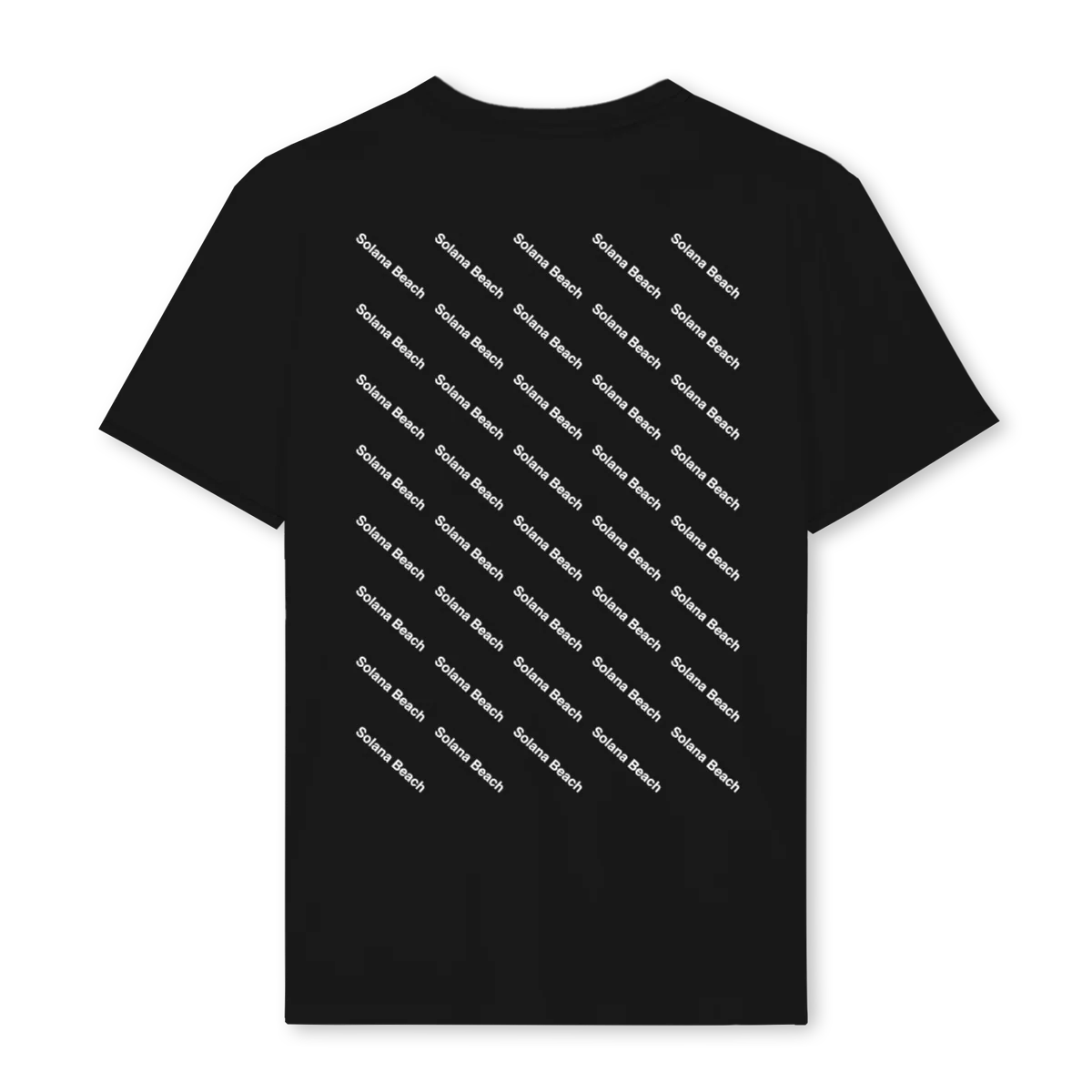 SOLANCIAGA BEACH Black Regular Tee. - Image 2