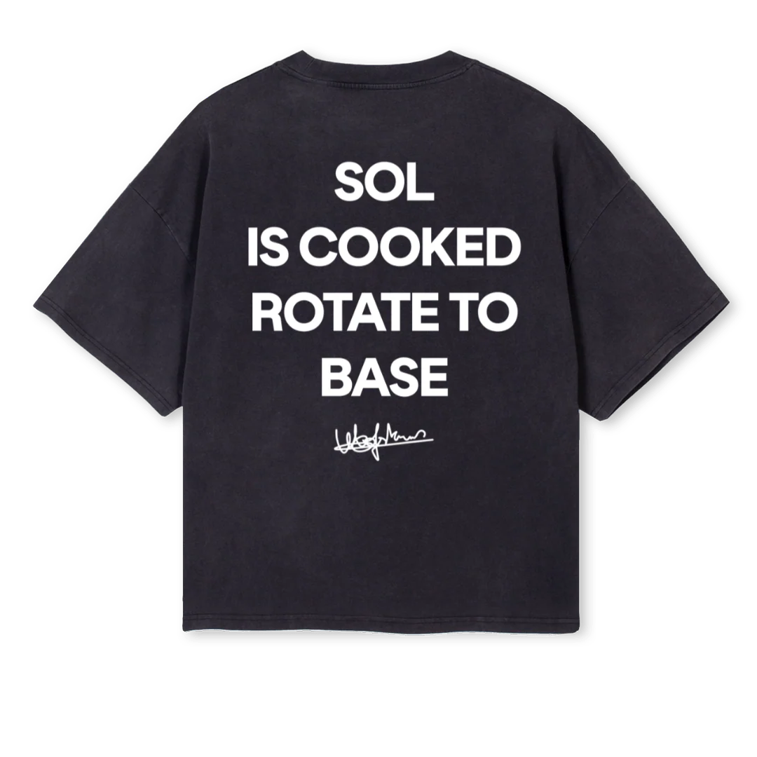 SOLISCOOKED Vintage Black Oversized Boxy Tee. - Image 2