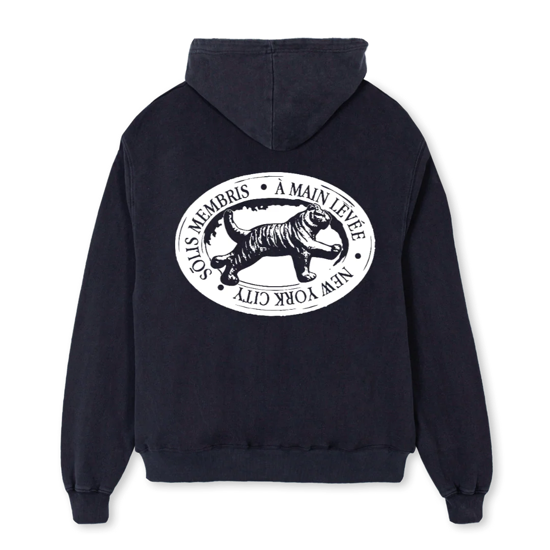 SOLISMEMBRISHD Vintage Black Oversized Hoodie. - Image 2