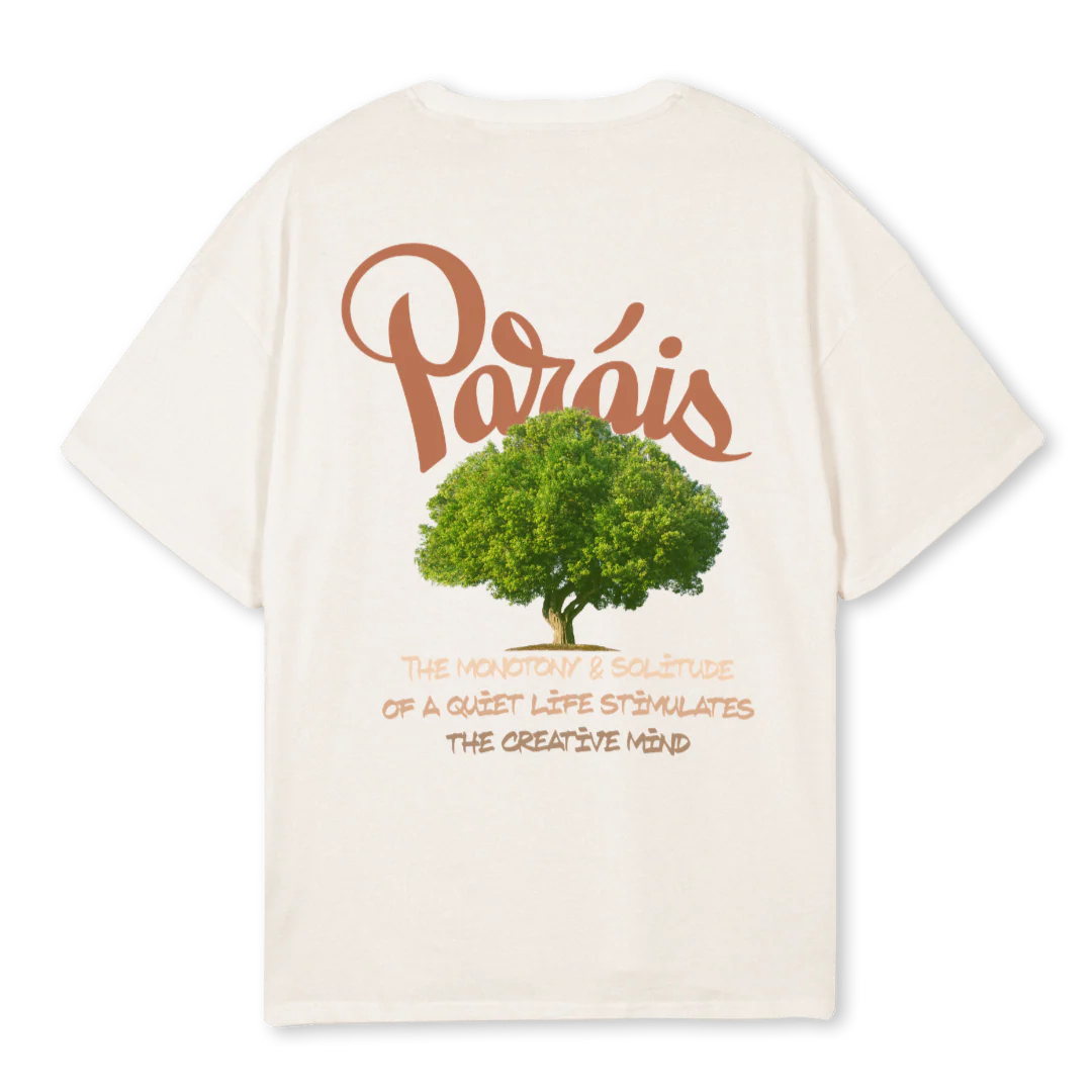 SOLITUDE Vintage White Oversized Tee. - Image 2