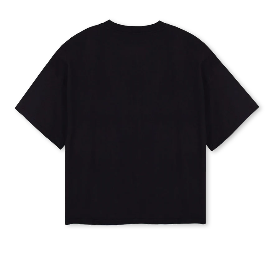 SOLOTHURN Black Oversized Boxy Tee. - Image 2
