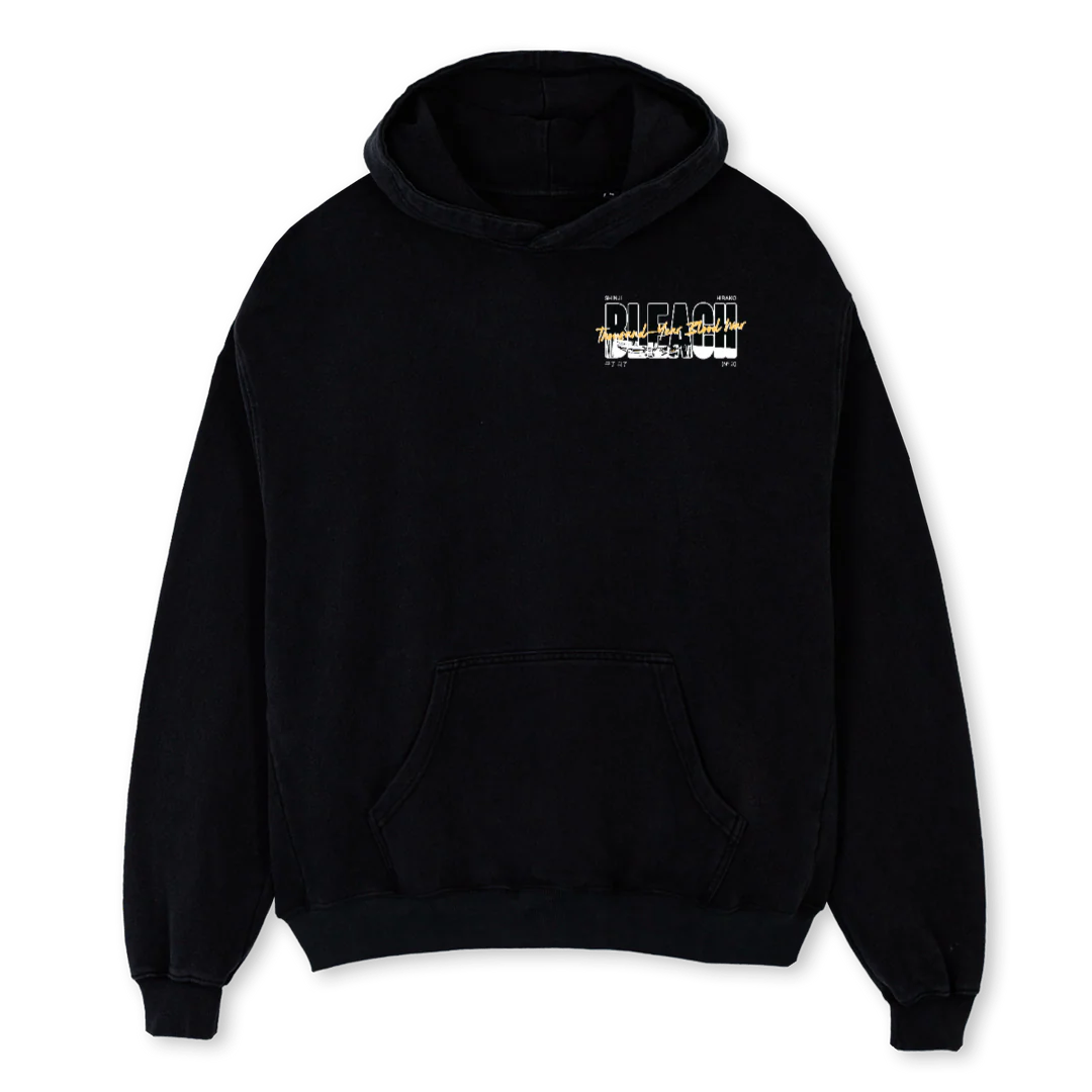 CAPTAIN FIFTH DIV_B Black Oversized Hoodie.