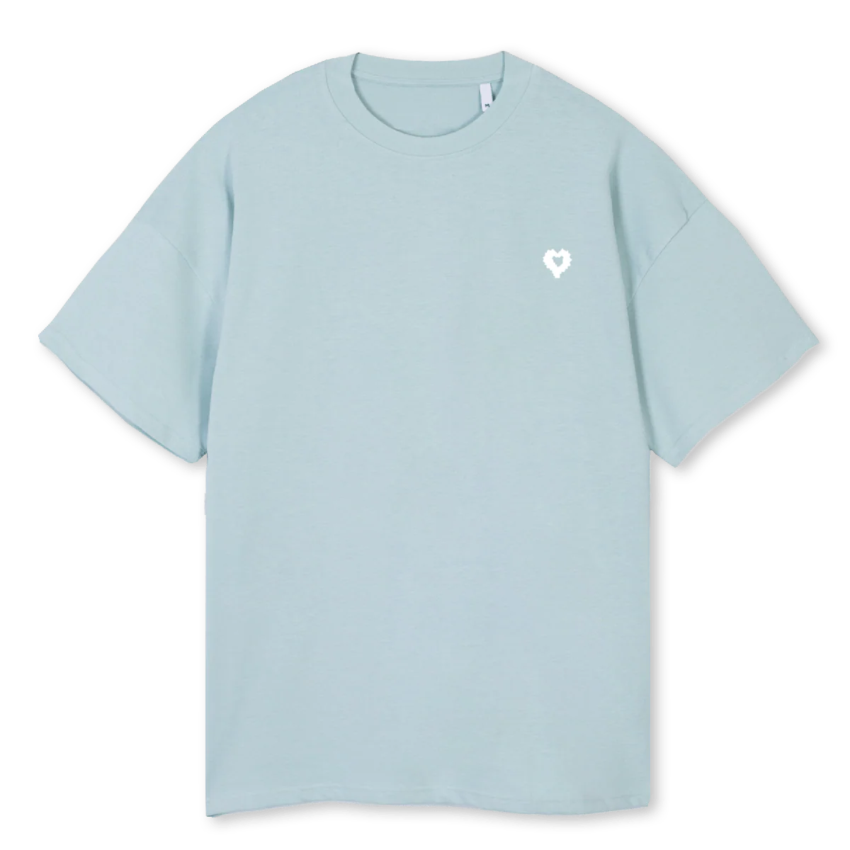 SOMMER SHIRTCREAM Cold Blue Oversized Tee.