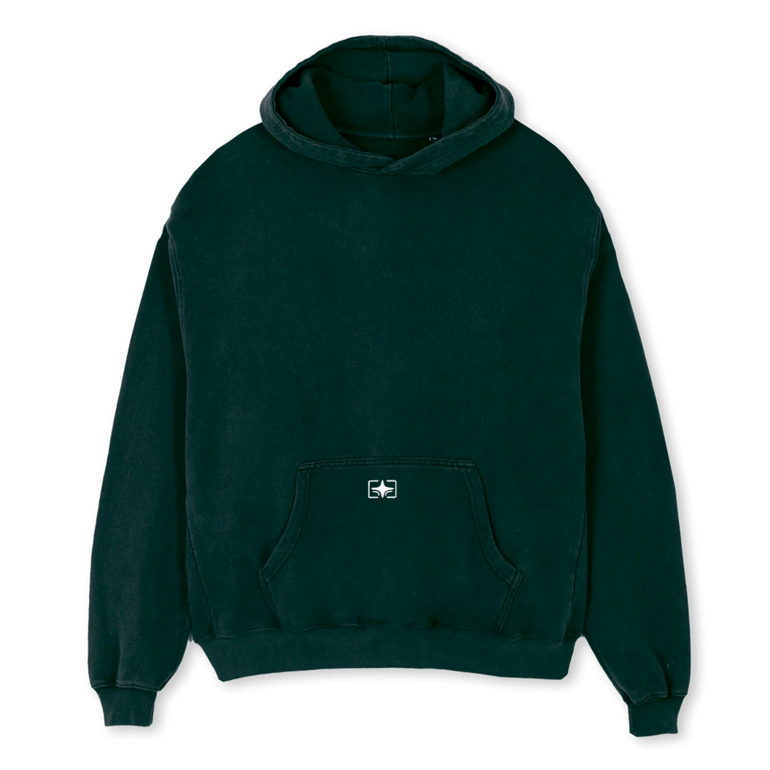 SONICSBADGE Wild Green Oversized Hoodie.