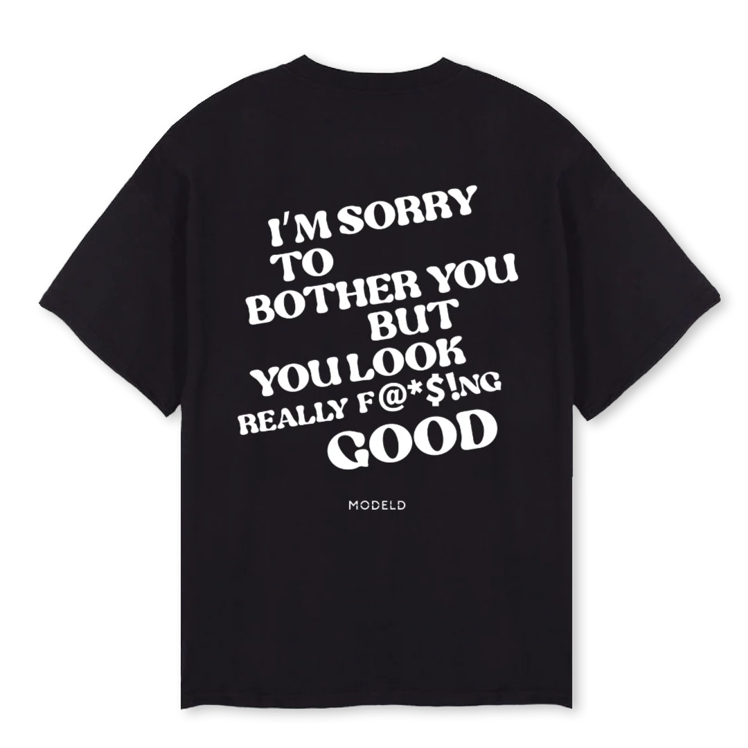 SORYBLACKTEE Black Oversized Tee. - Image 2