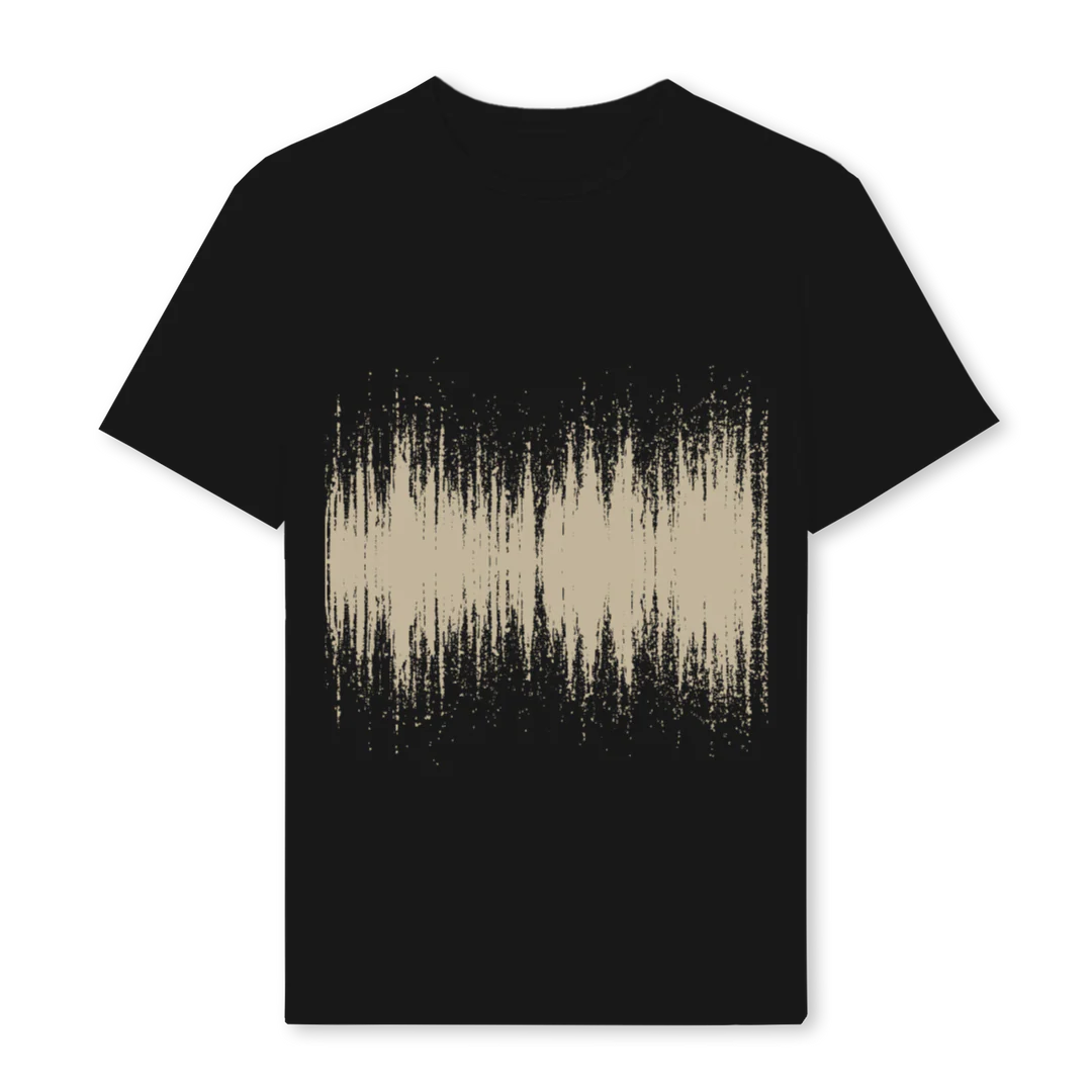 SOUNDWAVE Black Regular Tee.