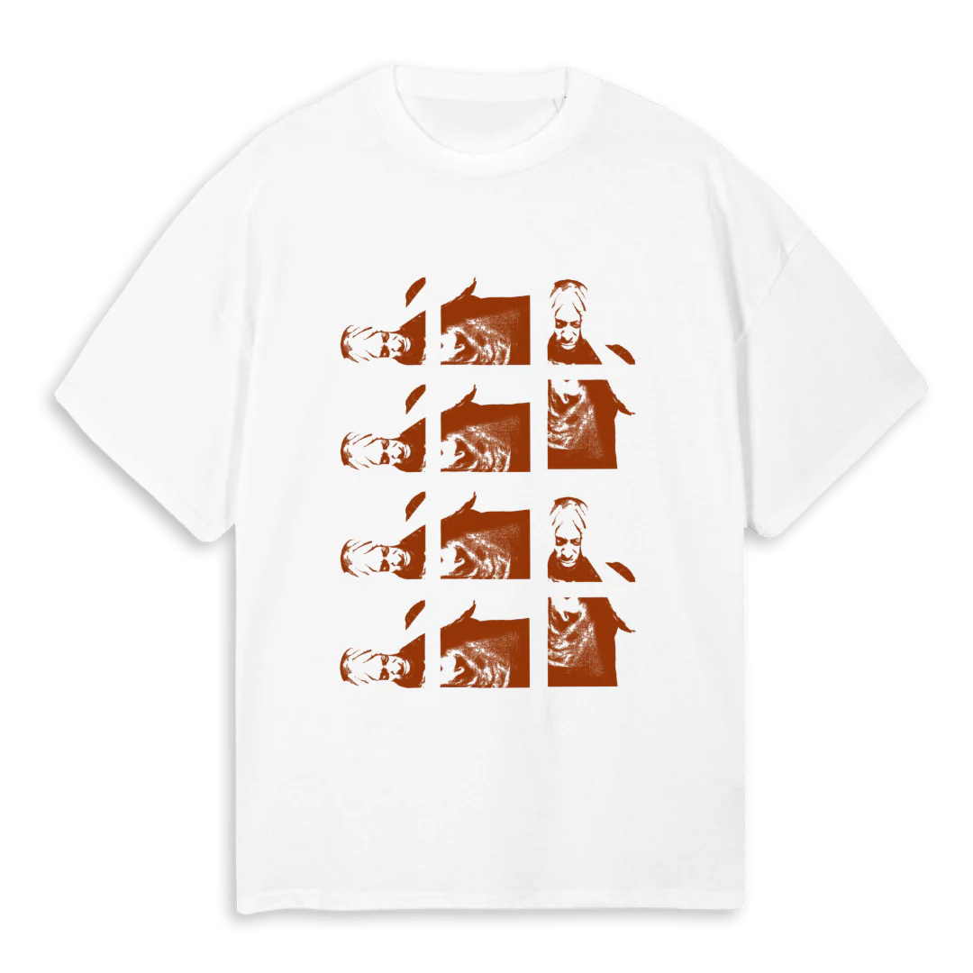 SOURCETEEW White Oversized Tee.