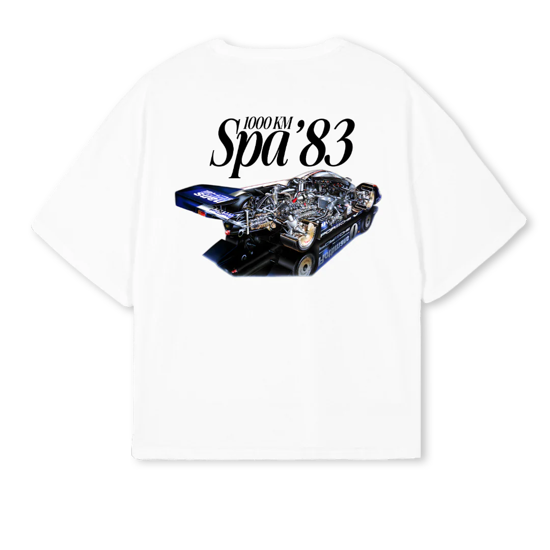 SPA White Oversized Boxy Tee. - Image 2