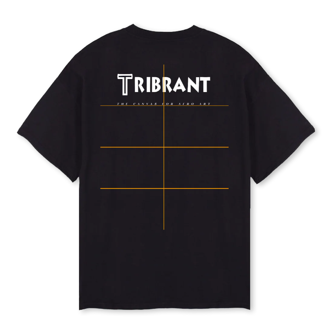 SPACE PRINCE Black Oversized Tee. - Image 2