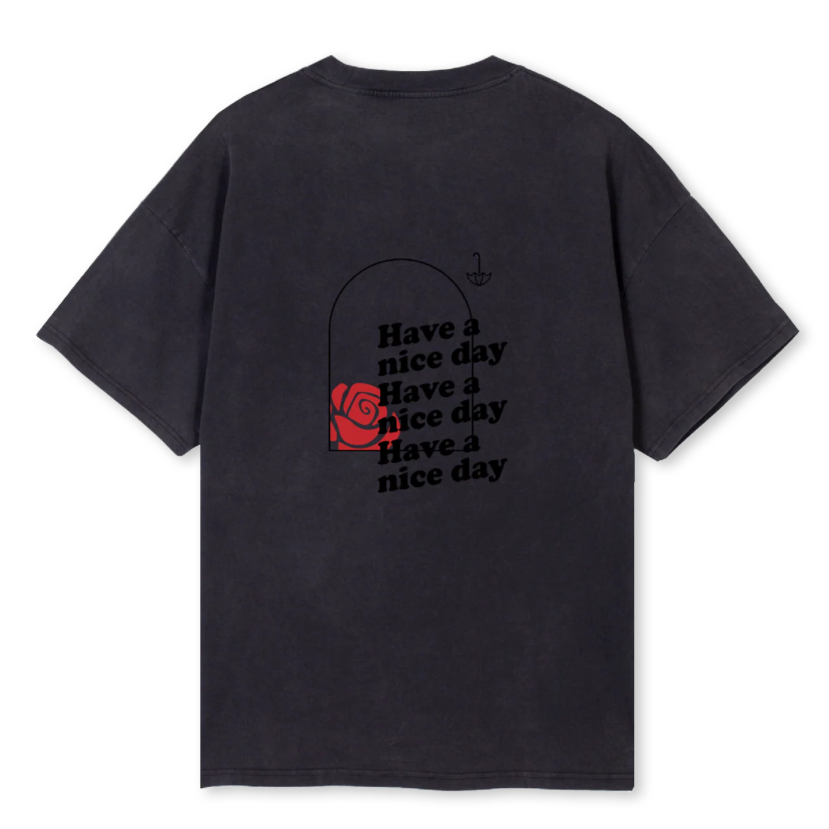 SPEC Vintage Black Oversized Tee. - Image 2